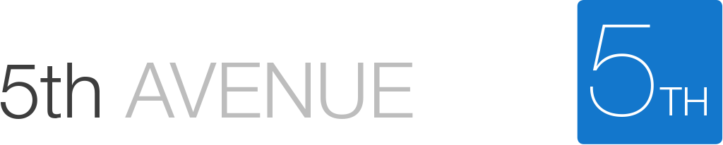 5th Avenue logo design process