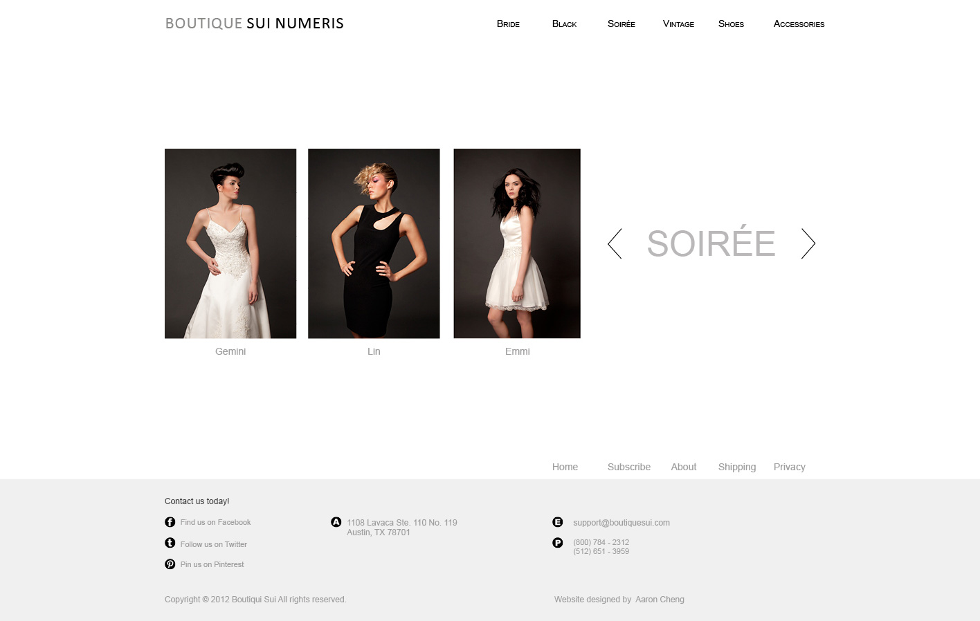 Soiree Category