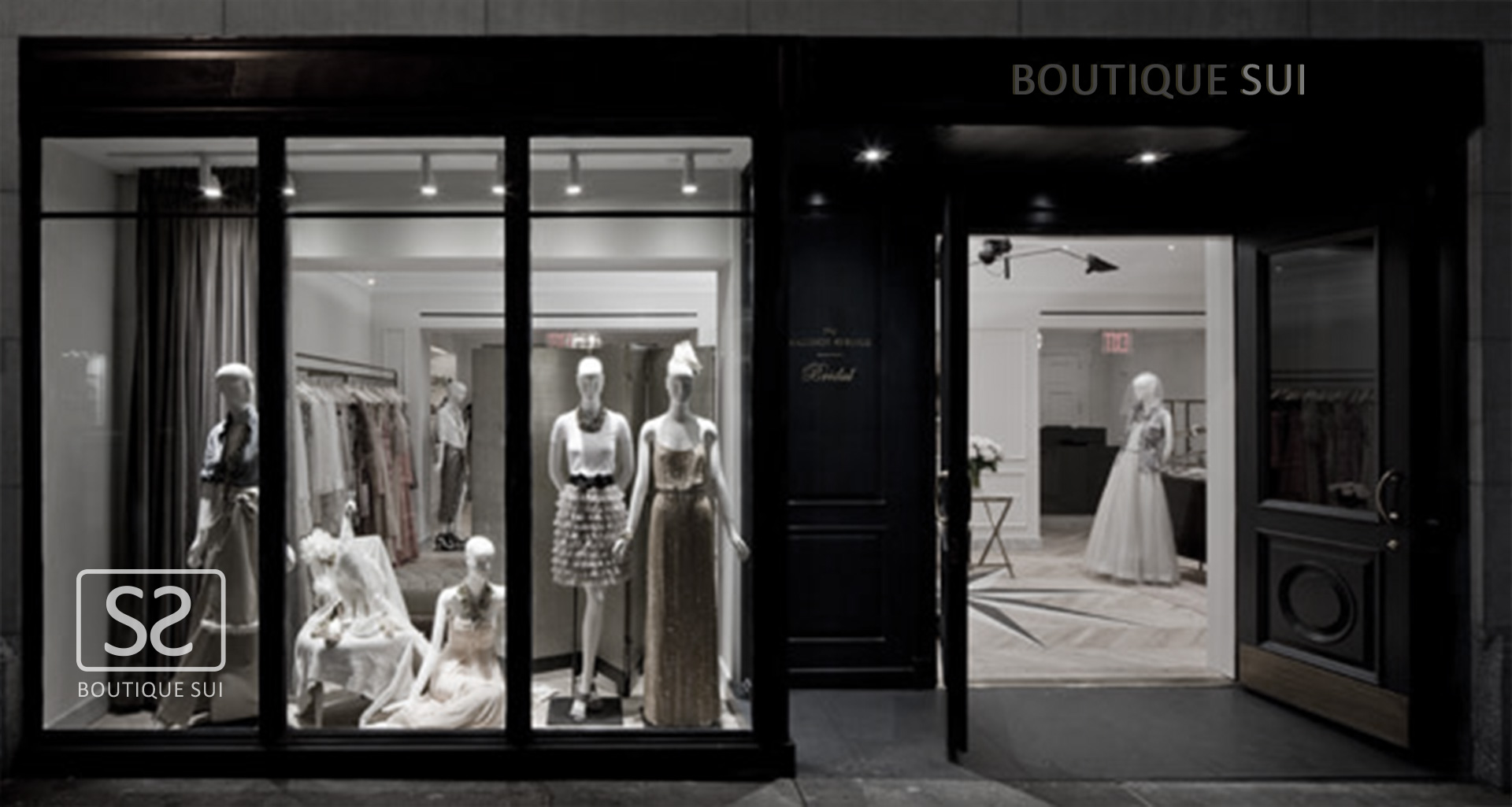 Boutique Sui logo on storefront