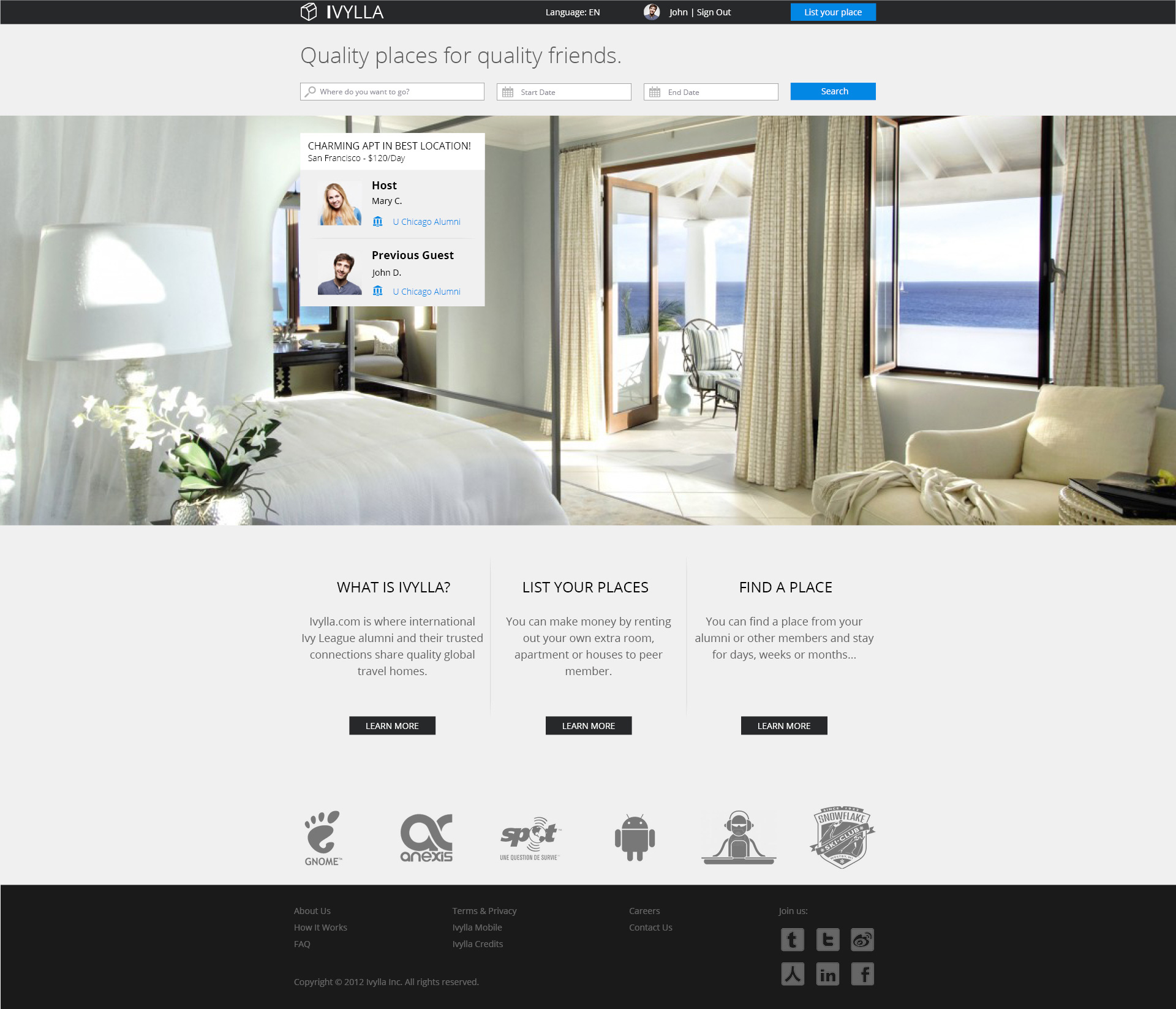 Home Page Design